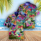 Hummingbird Hawaiian Shirt With Detailed Graphic For Vacation Parties Beach Outings And Relaxed Daily Wear