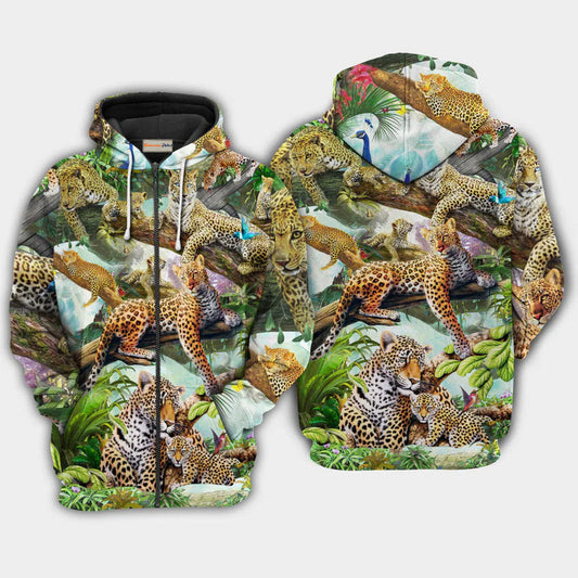 Leopard Hoodie For Nature Lovers Casual Travel And Comfortable Layering