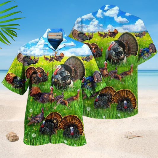 Life Is Better With A Turkey Hawaiian Shirt For Summer Vacation Beach Travel And Relaxed Casual Wear