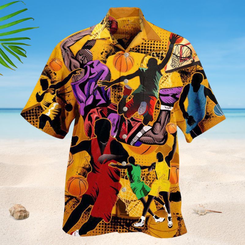 Life Is Better With Basketball Hawaiian Shirt For Summer Vacation Beach Travel And Relaxed Casual Wear