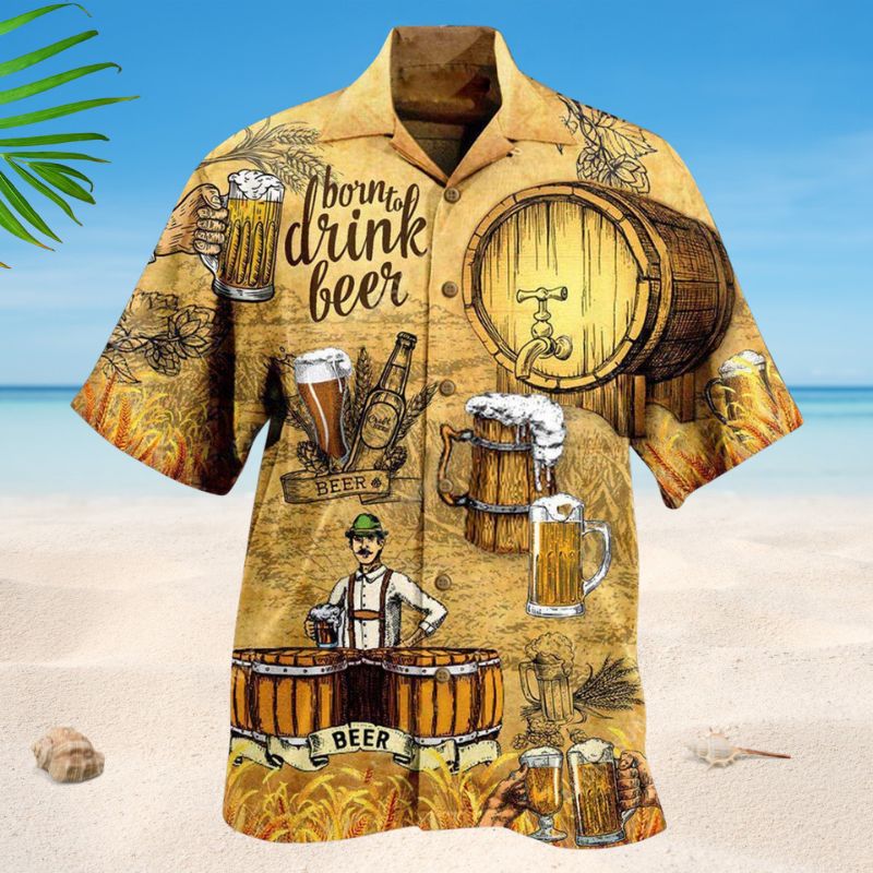 Craft Beer Lifestyle Hawaiian Shirt For Island Getaways Beach Parties And Comfortable Vacation Style