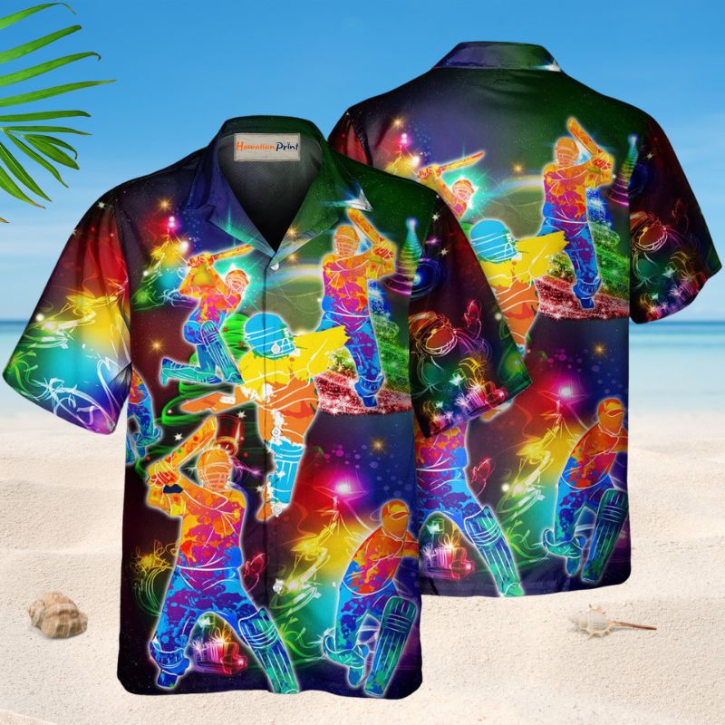 Cricket Christmas Hawaiian Shirt For Tropical Holidays, Outdoor Gatherings, And Everyday Comfort