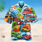 Life Is Better With Food Truck Hawaiian Shirt For Resort Travel Scenic Drives And Casual Summer Wear