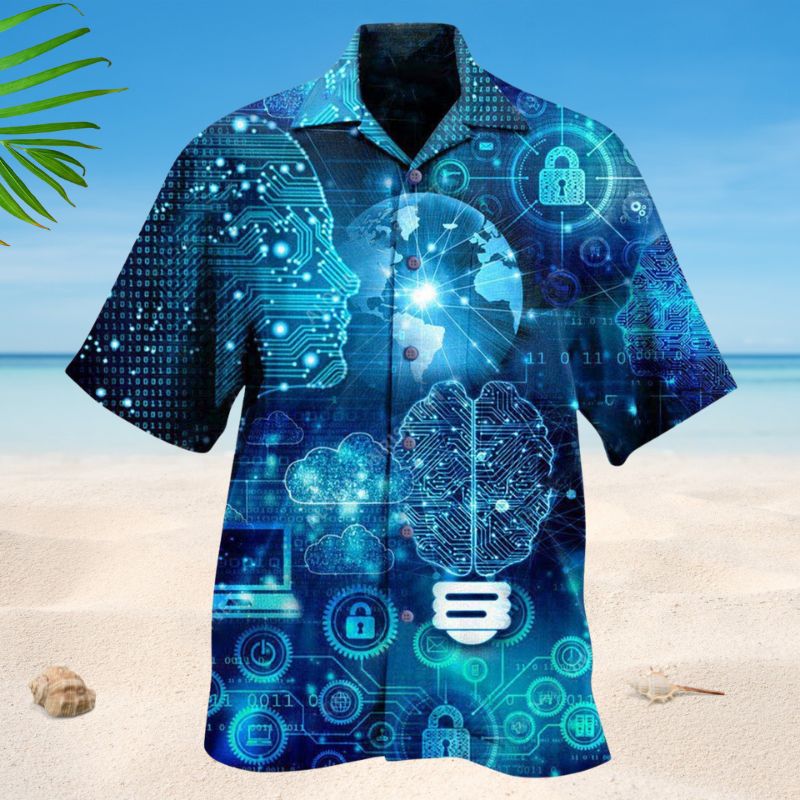 Life Is Better With Information Technology Hawaiian Shirt For Summer Vacation Beach Travel And Relaxed Casual Wear