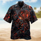 Flowers Life Is Like A Burning Rose Hawaiian Shirt For Summer Vacation Beach Travel And Relaxed Casual Wear
