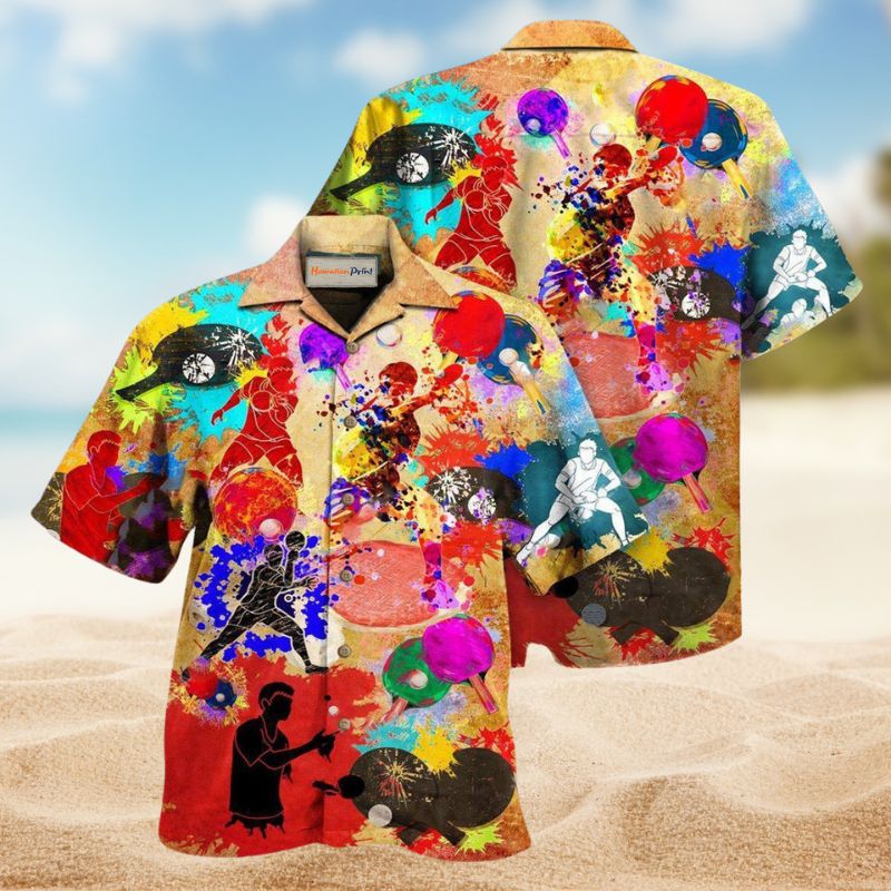 Life Is Ping Pong Hawaiian Shirt For Vacation Adventures Beach Events And Relaxed Warm Weather Style
