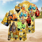 Scooter Life Is Short And The World Is Wide Hawaiian Shirt For Resort Travel Scenic Drives And Casual Summer Wear