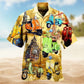 Scooter Life Is Short And The World Is Wide Hawaiian Shirt For Resort Travel Scenic Drives And Casual Summer Wear