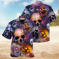 Life Is Short Skull Reminder Hawaiian Shirt For Summer Vacation Beach Travel And Relaxed Casual Wear