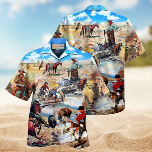 Life Is Short Go Hunting Hawaiian Shirt For Tropical Holidays Resort Trips And Everyday Summer Style