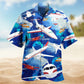 Airplane Life Is Simple Eat Sleep Fly Hawaiian Shirt For Resort Travel Scenic Drives And Casual Summer Wear