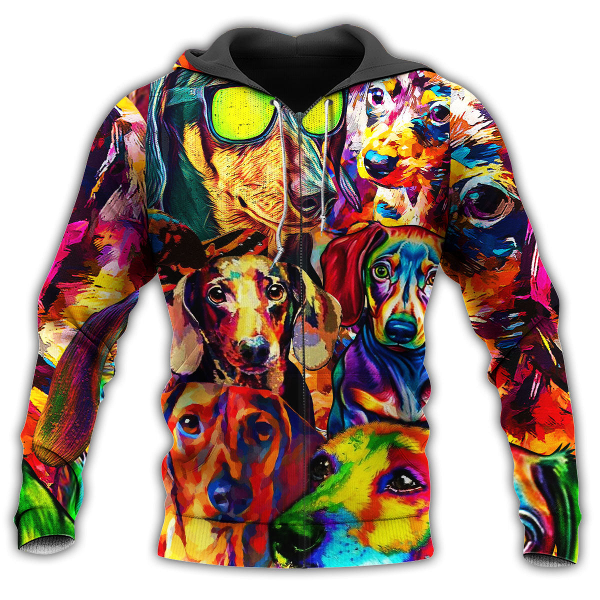 Dachshund Hoodie For Comfortable Daily Outfits Holidays And Casual Wear