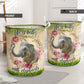 Elephant Life Is Better With Elephants Laundry Basket For Room Home Organizer