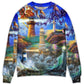 Lighthouse Christmas Santa Shine Like A Light Sweater For Seasonal Parties Cozy Gatherings And Thoughtful Holiday Gifts