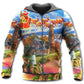 Lighthouse Shine Through Storm Hoodie For Everyday Streetwear Seasonal Travel And Gift Giving