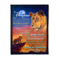 Lion Believing In Yourself Daughter Gift Flannel Blanket For Cozy Bedroom Sofa Decor