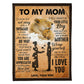 Lion I Am Always With You I Love You Flannel Blanket For Cozy Bedroom Sofa Decor