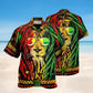 Lion Jamaica Red Hawaiian Shirt For Vacation Adventures Beach Events And Relaxed Warm Weather Style