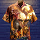 Lion Majestic Hawaiian Shirt For Vacation Days And Relaxed Coastal Outings