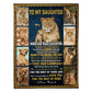 Lion The Rest Of Your Life Daughter Gift Flannel Blanket For Cozy Bedroom Sofa Decor
