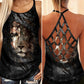 Lion Bless Today Hollow Tank Top For Yoga Workouts And Casual Wear