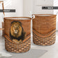 Lion Rattan Texture Proud Laundry Basket For Room Home Organizer