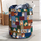 Bulldog Little Happy Dog Laundry Basket For Nursery Dorm And Home Storage