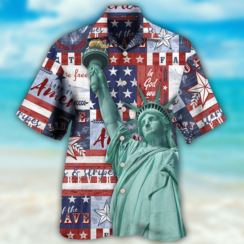 American Free Hawaiian Shirt For Poolside Relaxation And Sunny Getaways