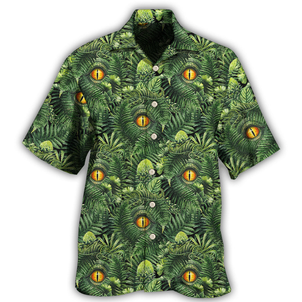 Fantasy Creative Lizard Eye Hawaiian Shirt For Fantasy Fans, Resort Trips, And Imaginative Summer Style