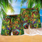 Lizard Life Is Better With A Lizard Hawaiian Beach Shorts For Beach Days And Casual Outdoor Wear