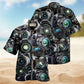 Look Through Cameras Hawaiian Shirt For Island Getaways Beach Parties And Comfortable Vacation Style