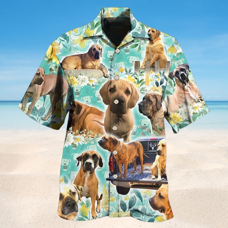 Floral Dog Hawaiian Shirt For Tropical Holidays, Outdoor Gatherings, And Everyday Comfort