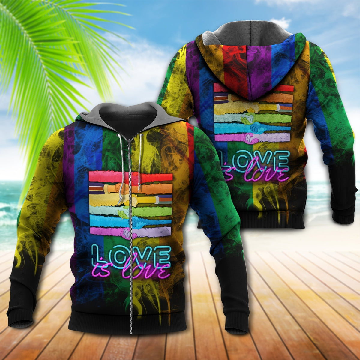 Classic Love Pride Hoodie For Colorful Festivals Daily Wear And Supportive Gifting