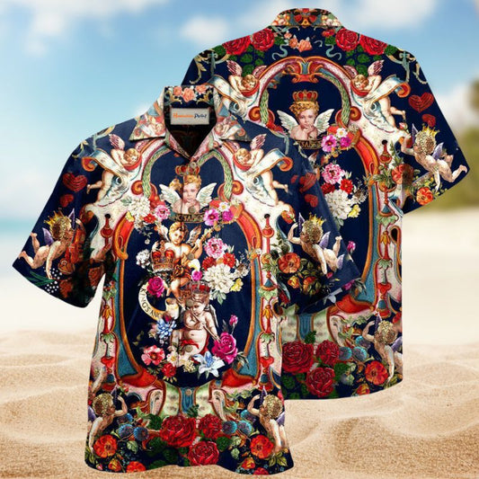 Lovely Kings Angels Hawaiian Shirt For Island Getaways Beach Parties And Comfortable Vacation Style