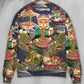 Cat Eating Ramen Sweater For Outdoor Activities Weekend Trips And Relaxed Everyday Outfits