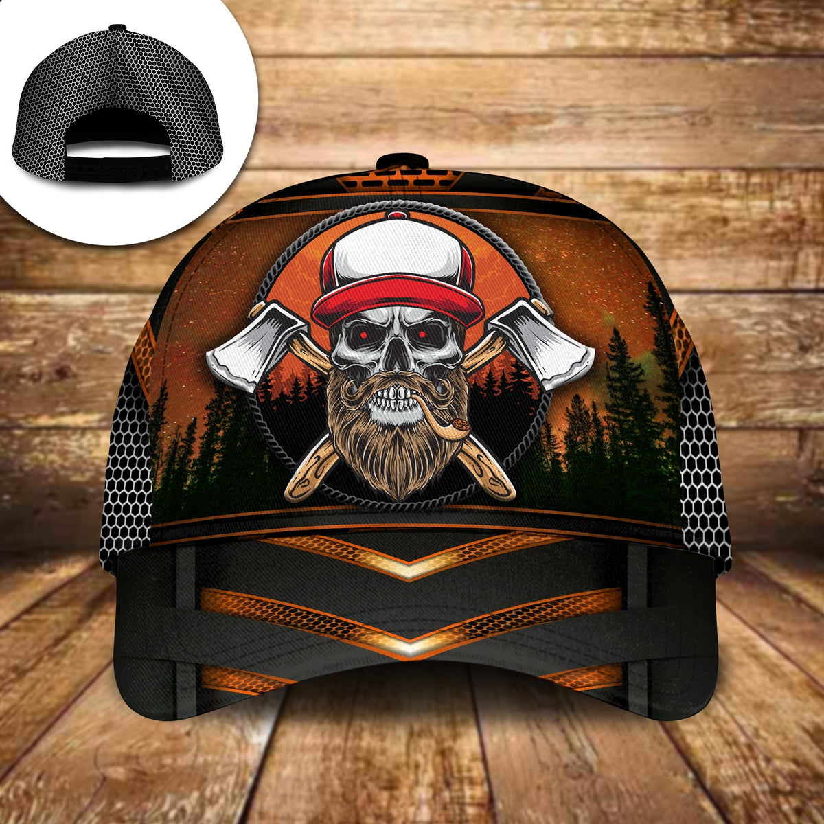 Lumberjack Wood Lover Outdoor Classic Cap For Vacations Festivals Parties And Everyday Outfits