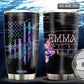 Mermaid Loves Star Dark Personalized 20 Oz Tumbler For Coffee Travel And Daily Drinks
