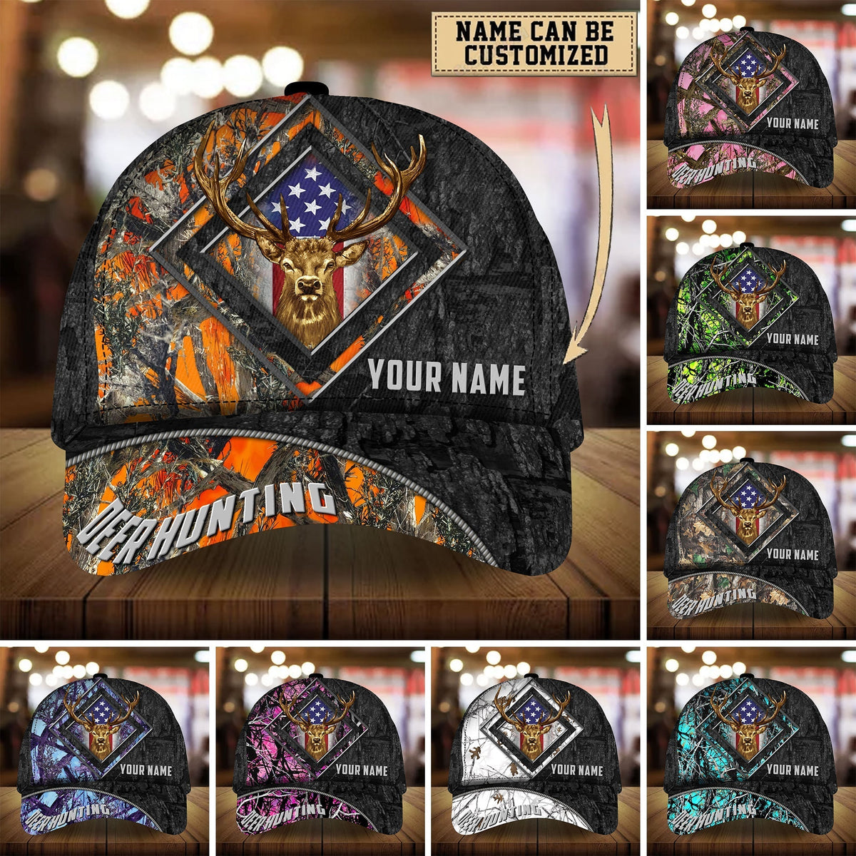 Best Deer Hunting Personalized Classic Cap For Daily Styling Weekend Travel And Outdoor Activities