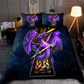 Strong Dragon Battle Bedding Cover For Fantasy Bedroom Decor