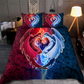 Dragon Heart Rose Bedding Cover For Fantasy Bedroom Decor