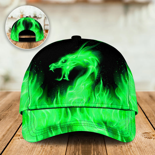 Dragon Green Classic Cap For Everyday Accessories Vacations And Outdoor Fun