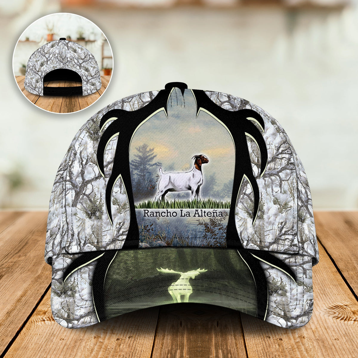 Cute Goat Forest Vintage Classic Cap For Seasonal Outings Outdoor Adventures And Daily Wear