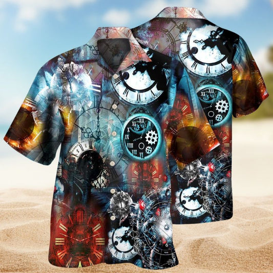 Magic Time Travel Watch Hawaiian Shirt For Beach Gatherings Fantasy Fans And Comfortable Casual Wear