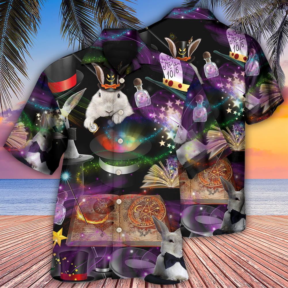 Cute Magic Hawaiian Shirt With All Over Print For Tropical Escapes Resort Wear And Outdoor Celebrations