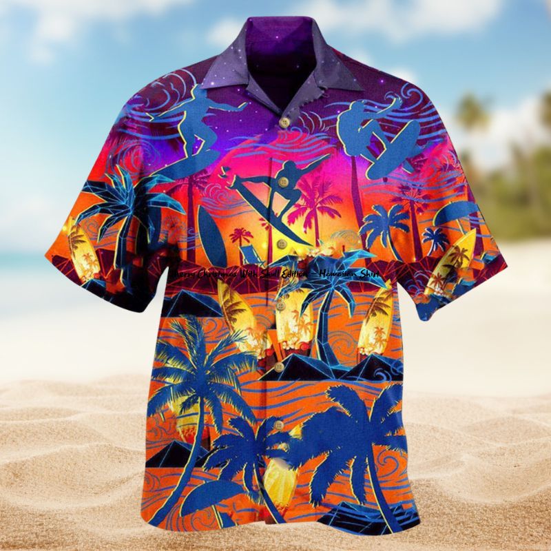 Ocean Wave Confidence Hawaiian Shirt For Summer Gatherings Island Travel And Comfortable Casual Wear