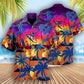 Surfing Hawaiian Shirt With All Over Print For Resort Holidays Beach Travel And Relaxed Casual Fashion