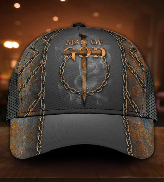 Man Of God Faith Inspiration Classic Cap For Beach Days Travel And Relaxed Everyday Outfits