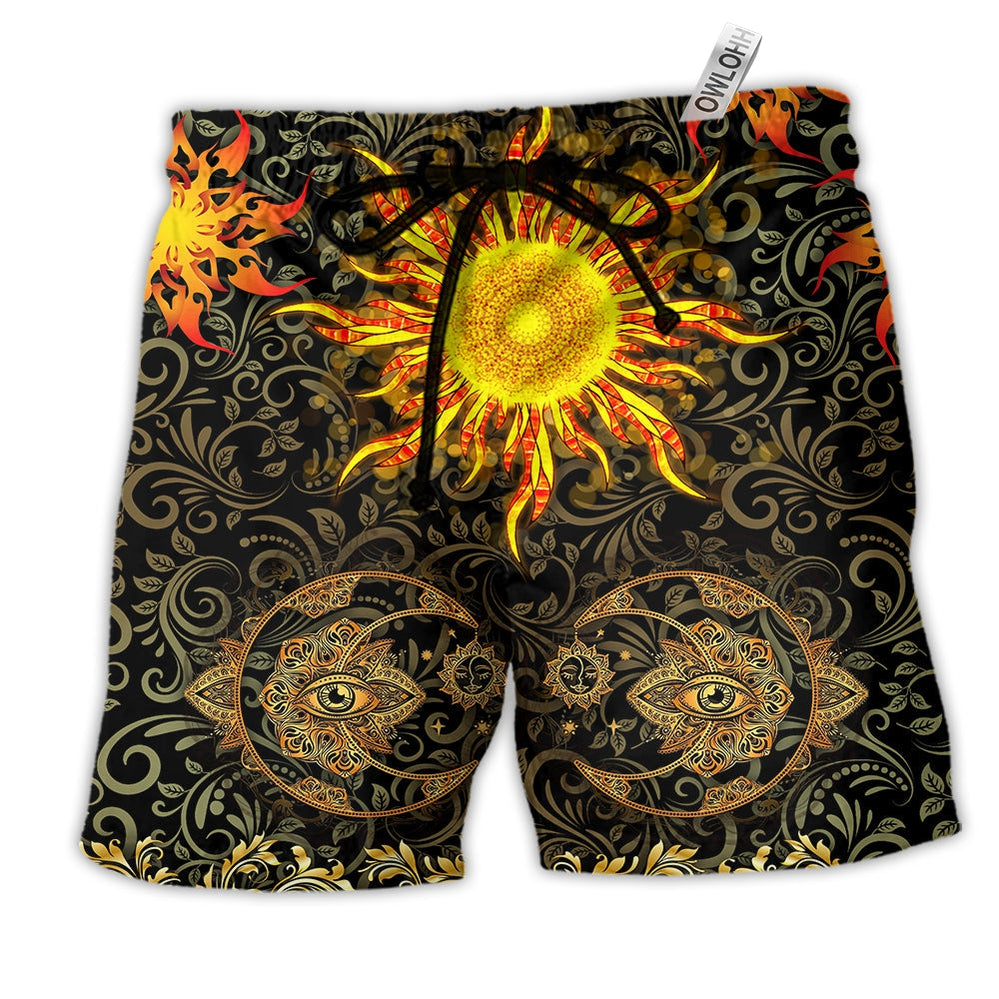 Mandala Nothing Is More Than The Sun Hot Sun Beach Shorts For Coastal Adventures And Resort Days