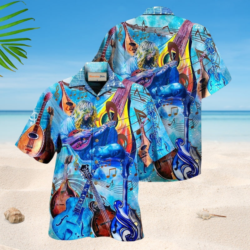Mandolin Speaks Music Hawaiian Shirt For Resort Trips, Coastal Parties, And Warm Weather Style