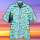 Marathon Hawaiian Shirt Pattern Detail For Vacation Travel And Daily Wear